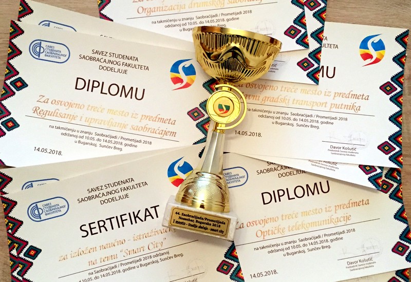 The Students Of The Faculties Of Traffic And Transport Engineering Travnik Won The First Place At This Year Traffic And Transport Engineering Competition