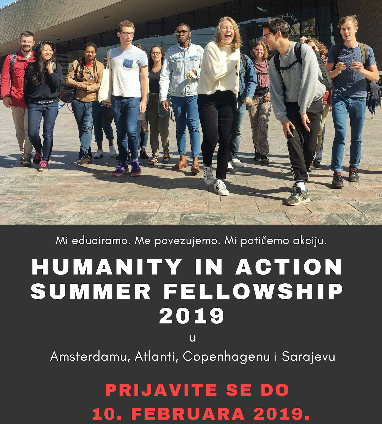 INVITATION FOR SUBMITTING APPLICATIONS FOR PARTICIPATION ON HUMANITY AND ACTION SUMMER PROGRAMS 2019