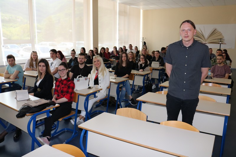 Visiting Professor Mindaugas Kazlauskas From Lithuania Gave A Lecture To Students Within The Erasmus + Mobility Program
